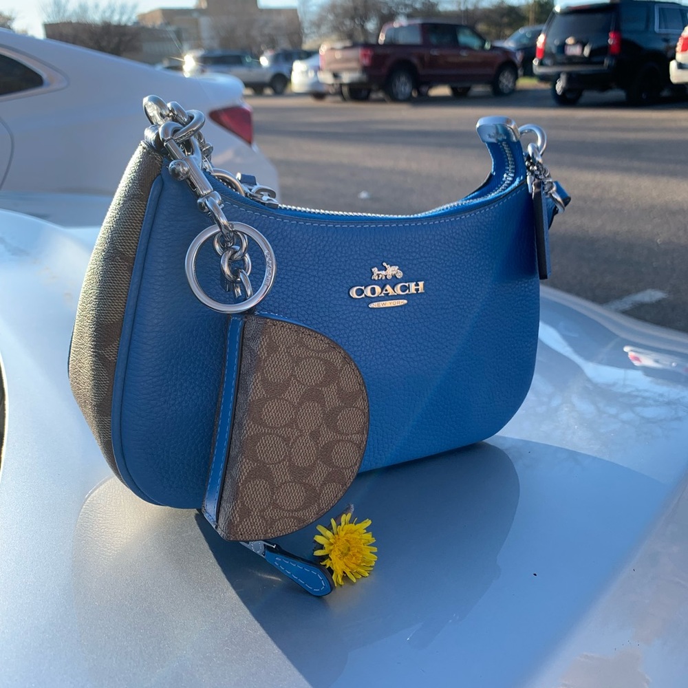 Coach blue signature Jamie crossbody - Picture 5 of 8